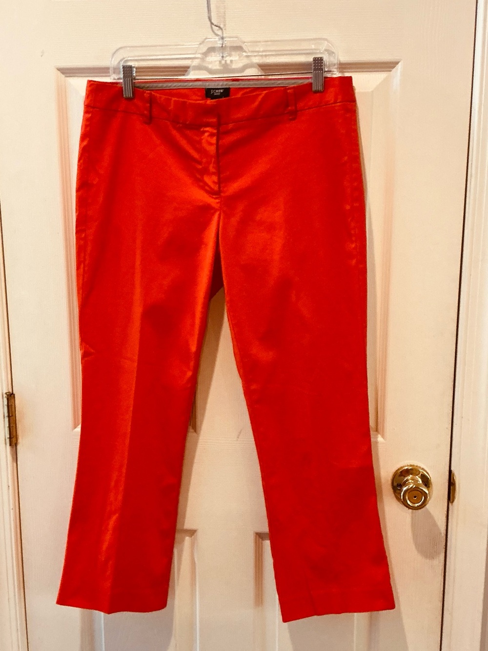 J.Crew Autumn Pop Low Rise Stretch Cropped Casual Everyday Pant Womans Size 6 - Picture 2 of 12